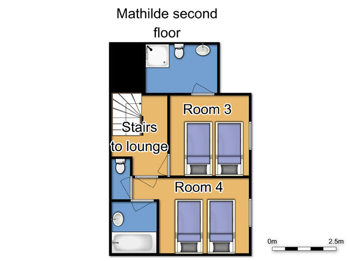 Chalet Mathilde Val Thorens Floor Plan 1